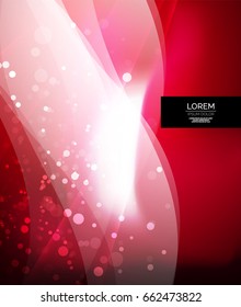 Shiny glittering vector abstract background