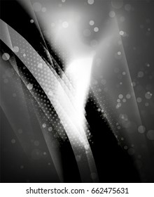 Shiny glittering vector abstract background