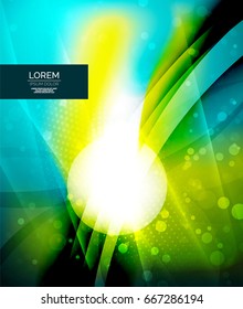 Shiny glittering vector abstract background