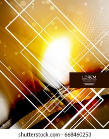 Shiny glittering vector abstract background