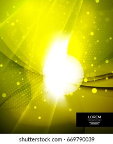 Shiny glittering vector abstract background