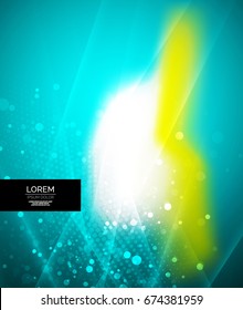 Shiny glittering vector abstract background