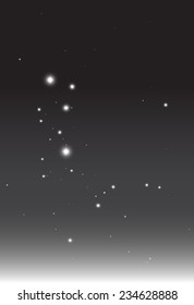 Shiny glitters falling background illustration - Abstract sparkle fall  background design illustration