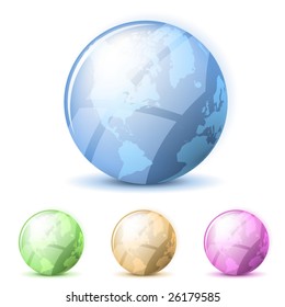 shiny globe