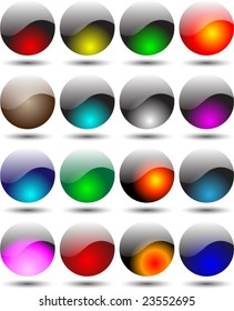 shiny globe set