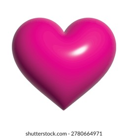 Brillante 3D rosa icono