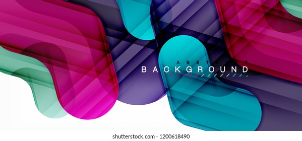Shiny glossy arrows background, clean modern geometric design, futuristic composition