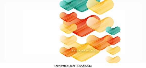 Shiny glossy arrows background, clean modern geometric design, futuristic composition