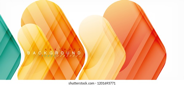 Shiny glossy arrows background, clean modern geometric design, futuristic composition