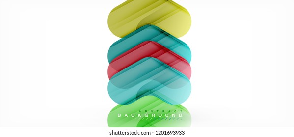 Shiny glossy arrows background, clean modern geometric design, futuristic composition