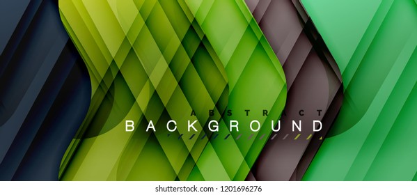 Shiny glossy arrows background, clean modern geometric design, futuristic composition