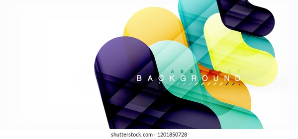 Shiny glossy arrows background, clean modern geometric design, futuristic composition