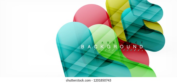 Shiny glossy arrows background, clean modern geometric design, futuristic composition