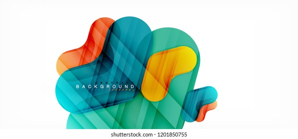 Shiny glossy arrows background, clean modern geometric design, futuristic composition