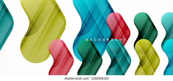 Shiny glossy arrows background, clean modern geometric design, futuristic composition