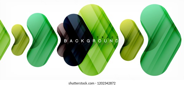 Shiny glossy arrows background, clean modern geometric design, futuristic composition
