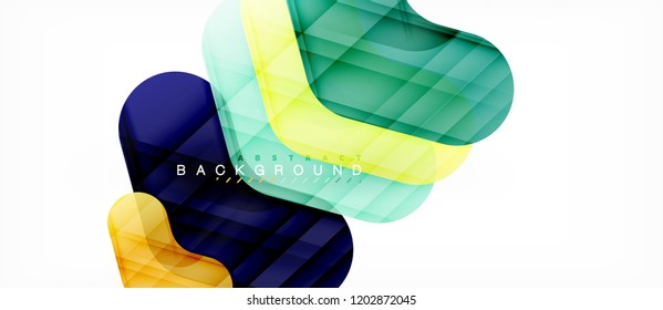 Shiny glossy arrows background, clean modern geometric design, futuristic composition