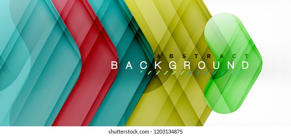 Shiny glossy arrows background, clean modern geometric design, futuristic composition