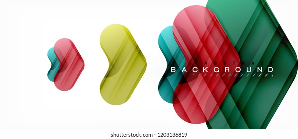 Shiny glossy arrows background, clean modern geometric design, futuristic composition