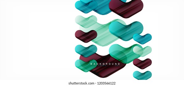 Shiny glossy arrows background, clean modern geometric design, futuristic composition