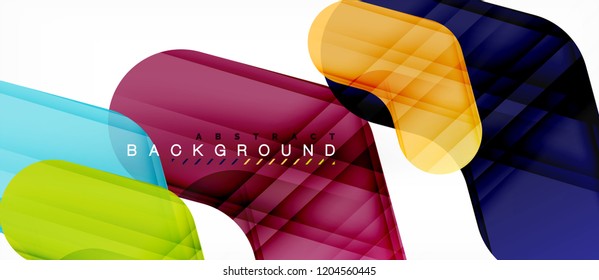 Shiny glossy arrows background, clean modern geometric design, futuristic composition