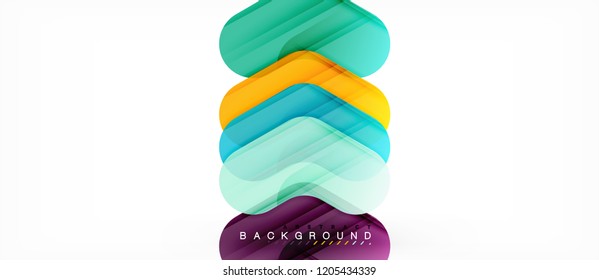 Shiny glossy arrows background, clean modern geometric design, futuristic composition