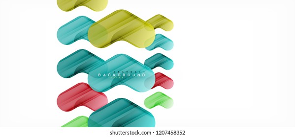 Shiny glossy arrows background, clean modern geometric design, futuristic composition
