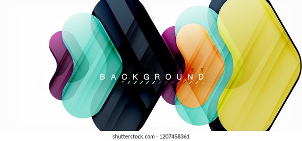 Shiny glossy arrows background, clean modern geometric design, futuristic composition