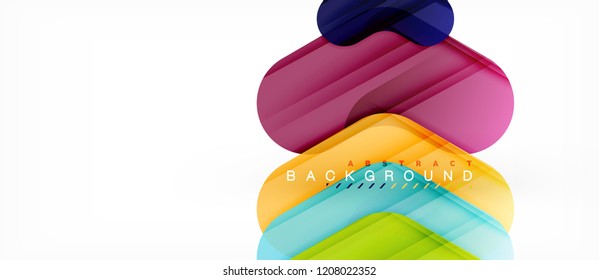Shiny glossy arrows background, clean modern geometric design, futuristic composition
