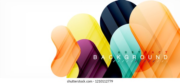 Shiny glossy arrows background, clean modern geometric design, futuristic composition