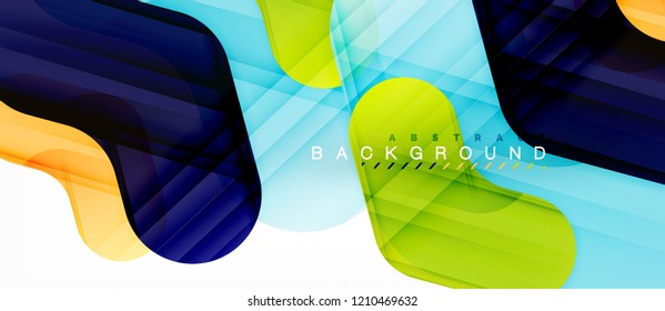 Shiny glossy arrows background, clean modern geometric design, futuristic composition