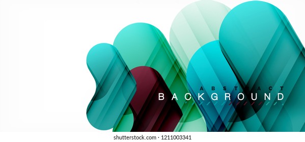 Shiny glossy arrows background, clean modern geometric design, futuristic composition