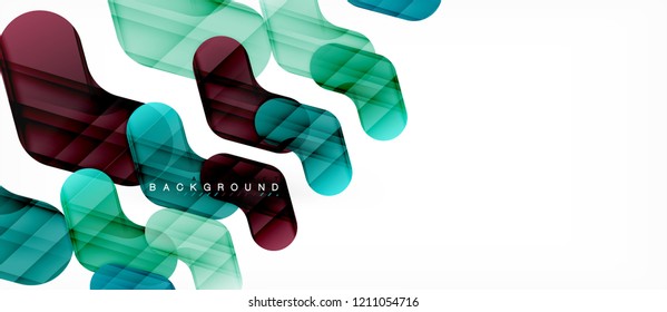 Shiny glossy arrows background, clean modern geometric design, futuristic composition