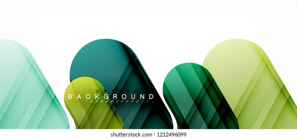 Shiny glossy arrows background, clean modern geometric design, futuristic composition