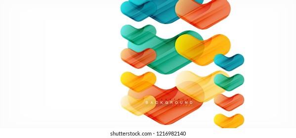 Shiny glossy arrows background, clean modern geometric design, futuristic composition