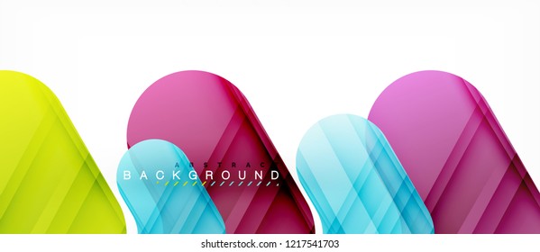 Shiny glossy arrows background, clean modern geometric design, futuristic composition