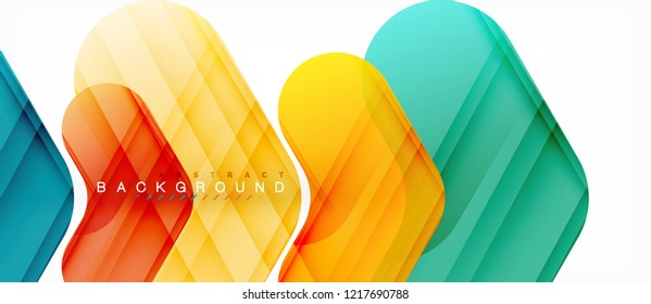 Shiny glossy arrows background, clean modern geometric design, futuristic composition