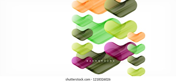 Shiny glossy arrows background, clean modern geometric design, futuristic composition