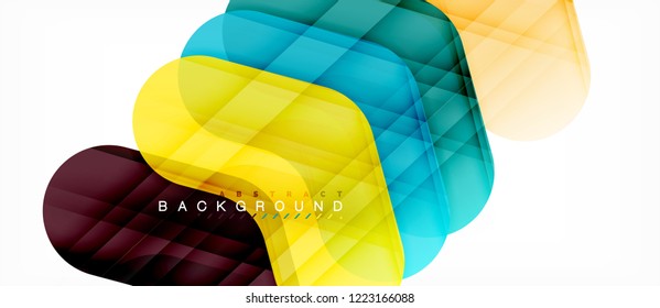 Shiny glossy arrows background, clean modern geometric design, futuristic composition