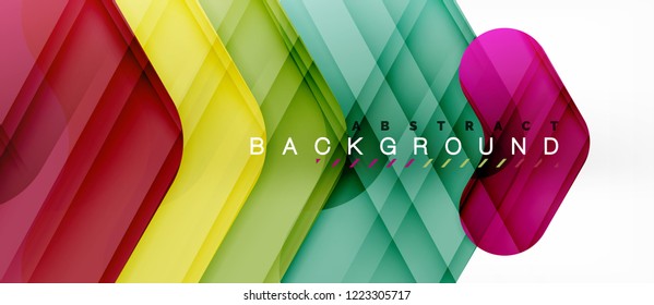 Shiny glossy arrows background, clean modern geometric design, futuristic composition