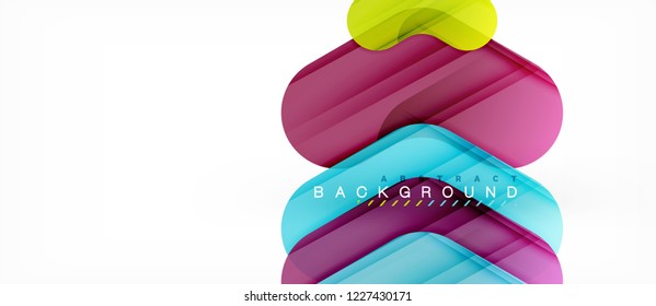 Shiny glossy arrows background, clean modern geometric design, futuristic composition