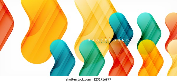 Shiny glossy arrows background, clean modern geometric design, futuristic composition