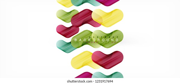 Shiny glossy arrows background, clean modern geometric design, futuristic composition