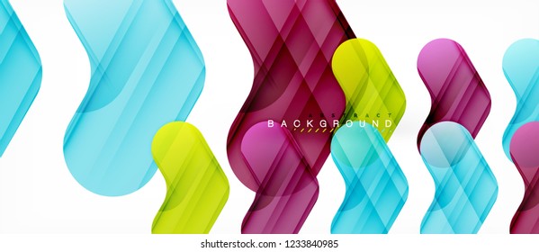 Shiny glossy arrows background, clean modern geometric design, futuristic composition