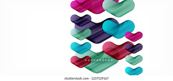 Shiny glossy arrows background, clean modern geometric design, futuristic composition