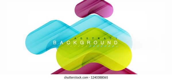 Shiny glossy arrows background, clean modern geometric design, futuristic composition