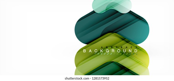 Shiny glossy arrows background, clean modern geometric design, futuristic composition