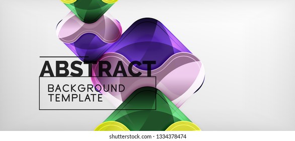 Shiny glossy arrows background, clean modern geometric design, futuristic composition, vector illustration