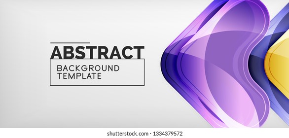Shiny glossy arrows background, clean modern geometric design, futuristic composition, vector illustration