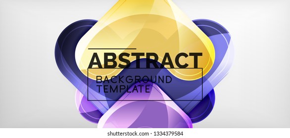 Shiny glossy arrows background, clean modern geometric design, futuristic composition, vector illustration